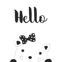 Digitale posterset kinderkamer